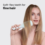 Tangle Teezer Fine & Fragile Ultimate Detangler Brush, Dry & Wet Hair Brush to Detangle & Reduce Breakage, Ice Blue