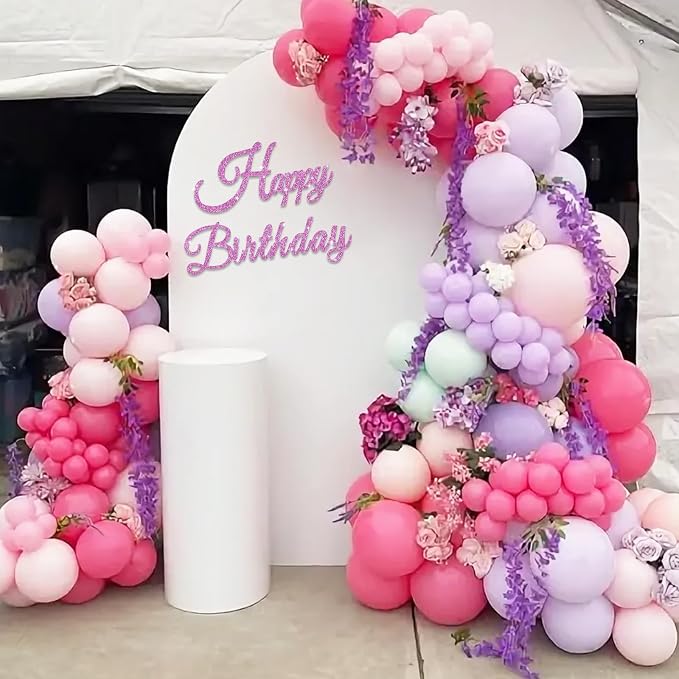 TONIFUL Happy Birthday Sign for Backdrop - Image 4