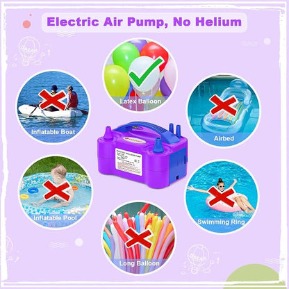 IDAODAN Electric Balloon Pump, Portable Electric Balloon Blower Machine - Image 6