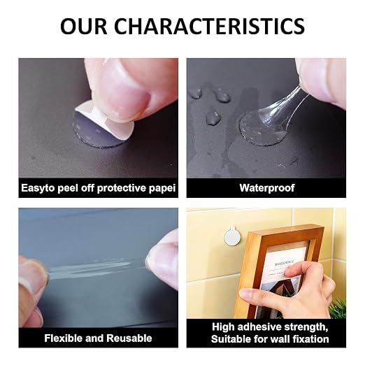 920 Pcs Double Sided Adhesive Dots, No Trace Sticky Putty Sticky Dot 20mm | - Image 3
