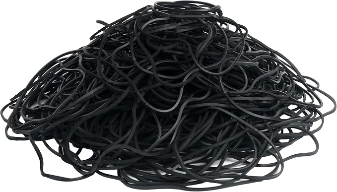 Rubber Bands for Balloon Arches 300pcs Black 4.8inch Large Elastic Bands | - Image 8
