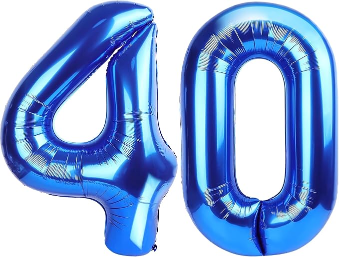 Number Balloons Navy Blue Balloons by United-UnicornsParty