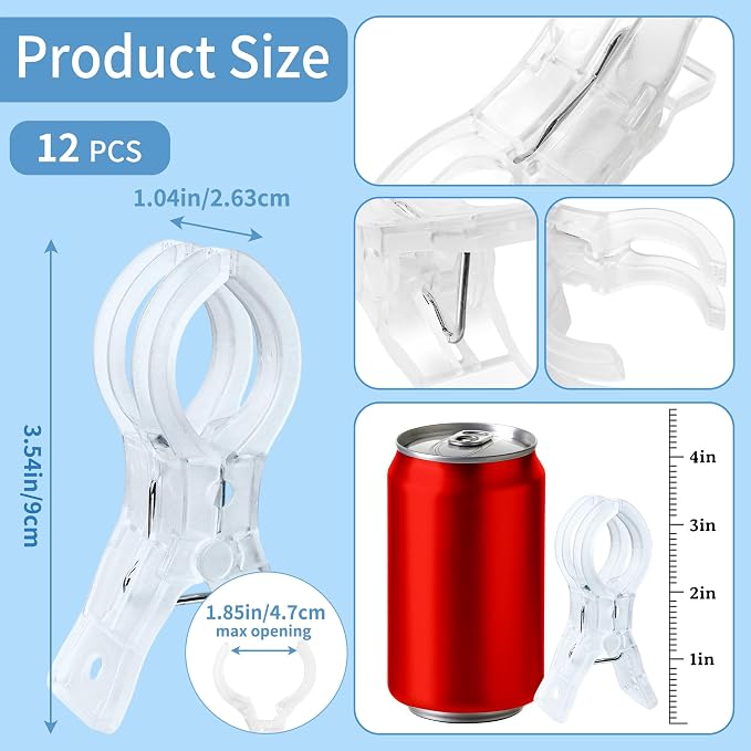 PUGPIU 12 Pack Balloon Arch Clips - Image 2