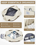 Gym Bag Womens,Travel Duffel Carry on Bag Sport Tote Bag Weekend Overnight Bag