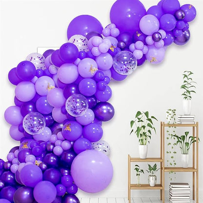 Purple Balloon Arch Kit 111Pcs 18 12 5 Inch Latex Party Balloons Garland - Image 7