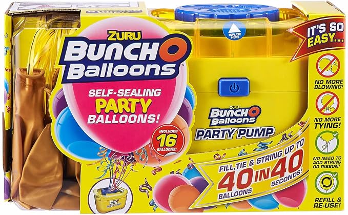 Zuru Bunch O Balloons Portable Party Balloon Electric Air Pump Starter Pump W/ - Image 4