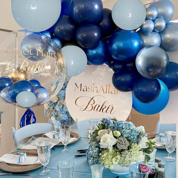 Blue Balloons Metallic Blue Balloon - Image 6