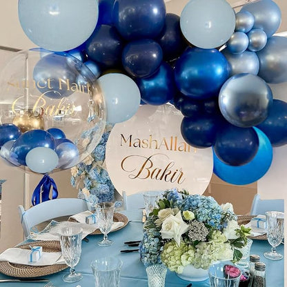 Blue Balloons Metallic Blue Balloon - Image 6
