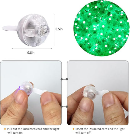 Aogist 100Pcs Green Balloon Lights - Image 3