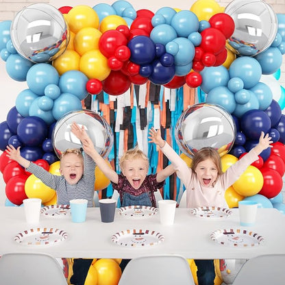 Jobkoo Red Blue Yellow Balloon Arch Kit - Image 6