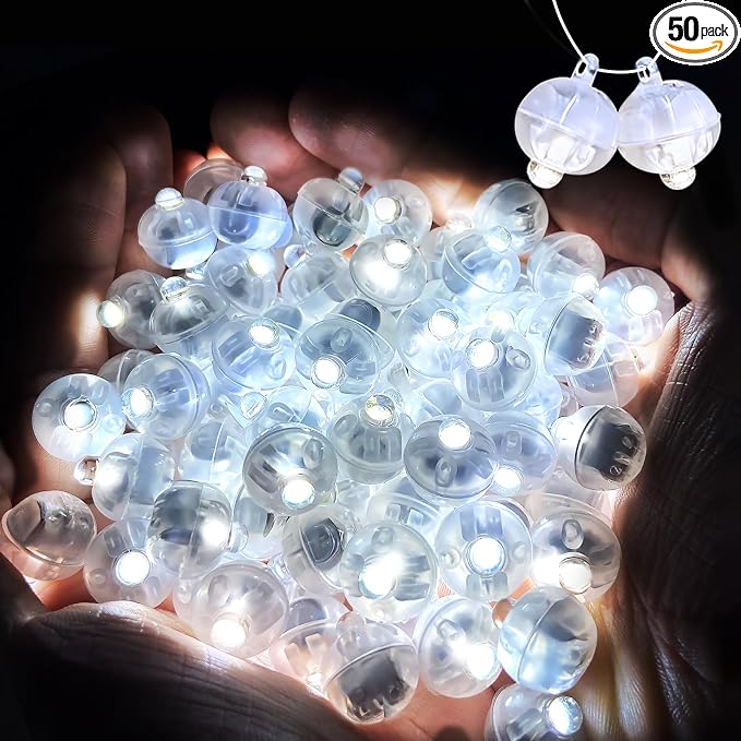 50PCs Mini Led Lights, Led Balloons Light by ZGWJ