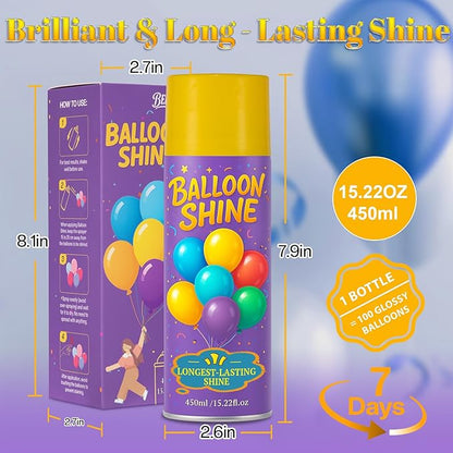 Balloon Shine Spray 15 oz : Silicone High Gloss - Image 7