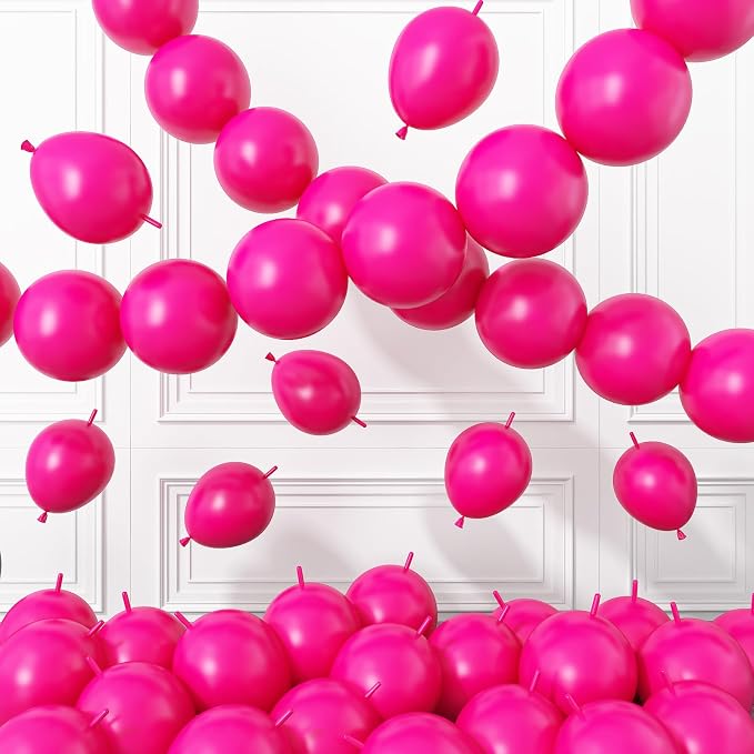 Hot Pink Link Balloons by BTZO