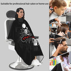 Custom Barber Cape for Men Personalized Professional Hair Cutting Cape with Text for Home Salon Barbershop