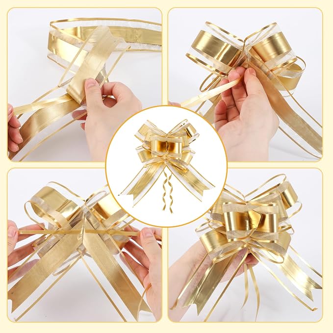 COQOFA 20 Pieces Large Cello/Cellophane Bags, 24x30 Inches Clear Basket Gift - Image 5