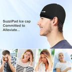 SUZZIPAD Chemo Cooling Cap, Cold Caps for Chemo, Cooling Cap for Chemotherapy for Head Discomfort, Chemotherapy Care for Women and Men, Black