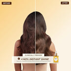 Gisou Honey Infused Hair Oil - Hydrating & Frizz Control Treatment with Mirsalehi Honey, Adds Shine & Heat Protectant for All Hair Types, 1.7 Fl Oz