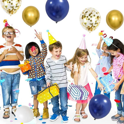 Navy Blue Gold Balloon Garland Arch Kit - Image 6