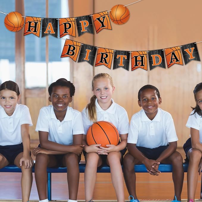 Basketball Happy Birthday Banner Basketball Theme Party Decorations Sport - Image 7