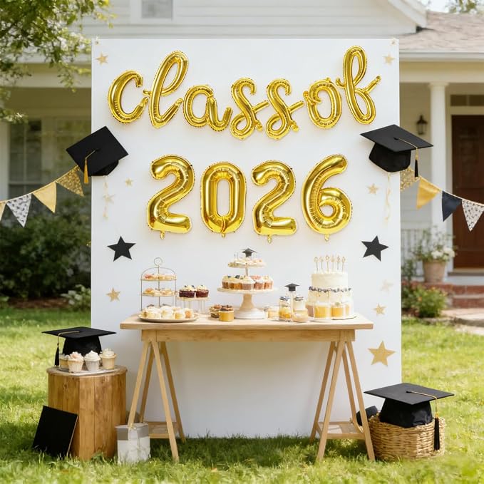 Class of 2026 Graduation Balloons, Grad Party Supplies, Balloon Banner - Image 3