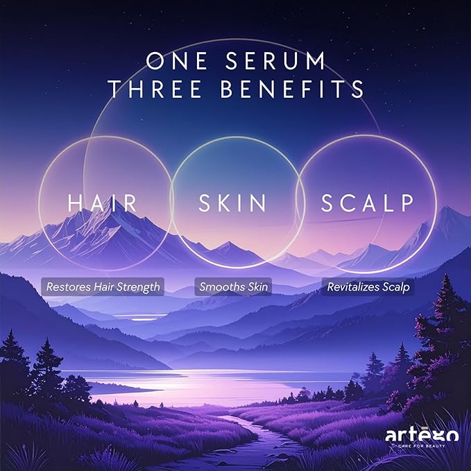 Artègo Rain Dance Renaissance Sublime Night (3.4 oz) – Overnight Anti-Aging Serum for Scalp, Hair & Skin