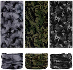 Headband Neck Gaiter Head Wrap Headwear Face Mask Magic Scarf Bandana for Men and Women
