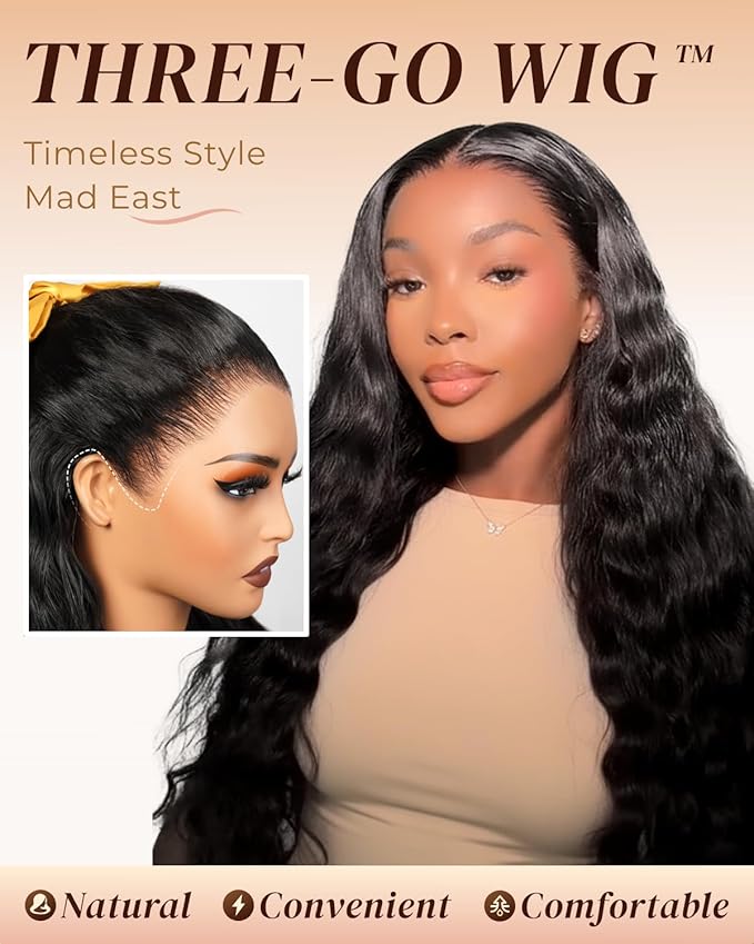 Arabella 13x6 Deep Curly Human Hair Wig 210% Density Curly Wigs Human Hair 100% Glueless Lace Front Wig 12a Pre Plucked Bleached Pre-Cut Wigs (20inch,13x6 deep curly wig)