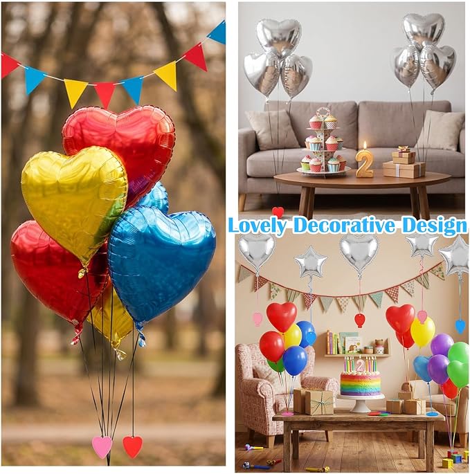 120 Pcs Balloon Weights Set, Plastic Decorative Weights - Image 7