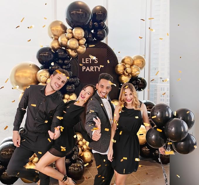 100pcs 12inch Black Balloons - Image 7