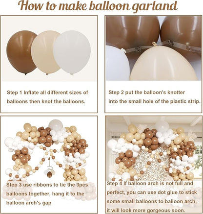 Brown Balloons Arch Kit - Image 3