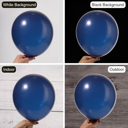 Ouddy Party 129Pcs Navy Blue Balloons Different Sizes 18 12 10 5 Inch | 6Pcs - Image 5