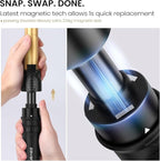 Rotating Curling Iron 3 in 1 Set, Automatic Curling Wand with 3 Interchangeable Ceramic Barrels(0.75" - 1.25"), Instant Heating Hair Culer with 5 Adjustable Temp, Include Heat Resistant Glove & Clips