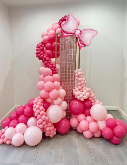 Pink Mouse Balloon Garland Arch Kit, Girls Birthday Decorations | 124 Pcs Hot - Image 5