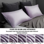 TELUS Pillow Cases Queen Size 2 Pack, Bamboo Rayon Cooling Pillowcases with Envelope Closure, Cool Breathable Pillow Case for Hot Sleepers & Night Sweats, 20x30 inch, Purple