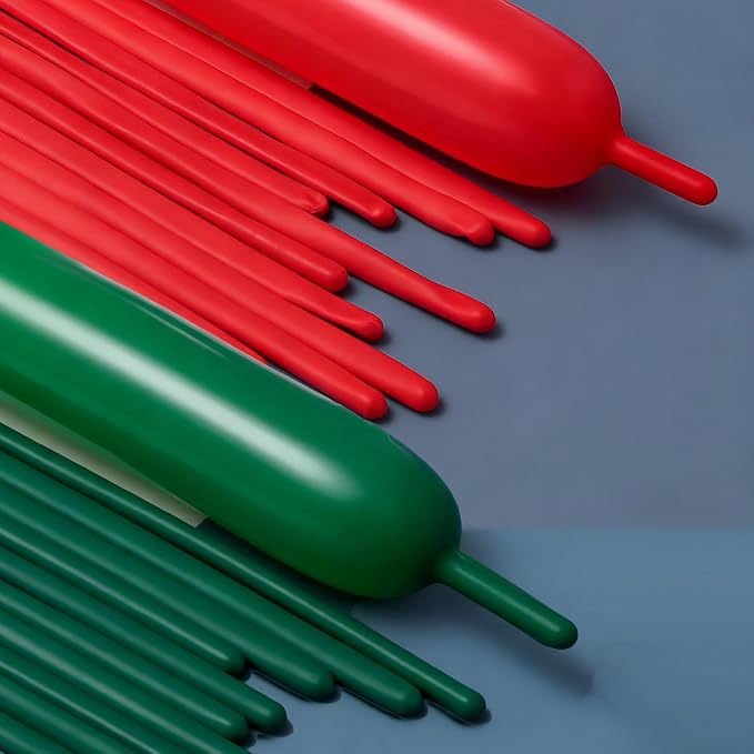 260 Balloons Red Green by VHUWE