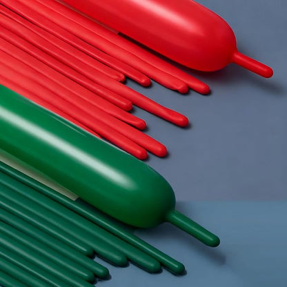 260 Balloons Red Green by VHUWE