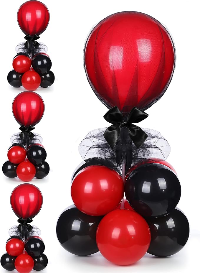 BBTO 4 Set Table Centerpieces Balloons Stand Kit Table Stand Holder by BBTO