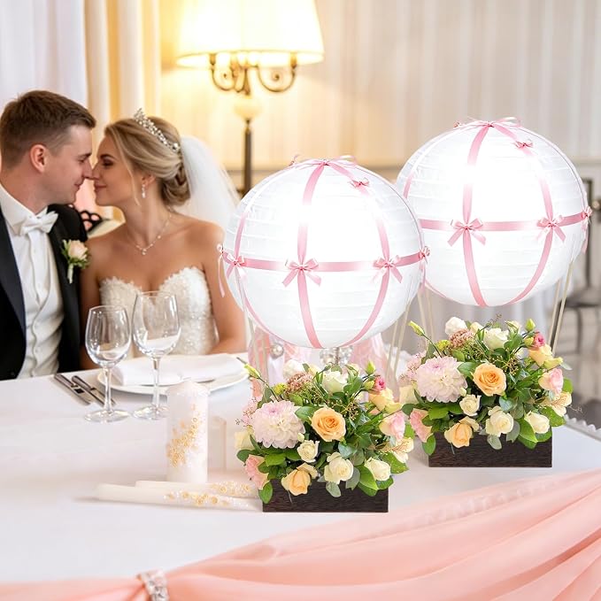 8 Sets Hot Air Balloon Table Centerpieces Kit All-In-One Hot Air Balloon - Image 7
