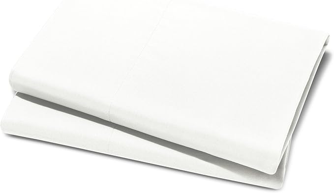 Bare Home Microfiber Pillow Cases - Standard Size Set of 2 - Cooling Pillowcases - Double Brushed - Easy Care - Envelope Closure (Standard Pillowcase Set of 2, Cream)
