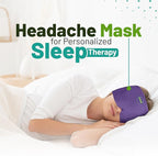 Migraine Relief Cap & Neck Ice Pack Wrap Set - Soothing Headache Relief Cap and Shoulder Cold Pack - Hot and Cold Compress Products for Head and Cervical - Stress, Hangover & Puffy Eyes