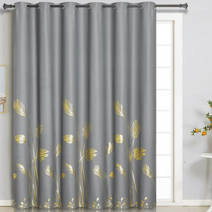 Sliding Glass Door Curtain 80W x 84L Inch Thermal Insulated Blackout Curtain 84 by ESTELARTEXTILER