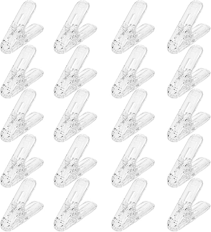 20 Clear Balloon Clips for Ball-oon Arch, Balloon Arch Clips, Secure Balloon by Unknown