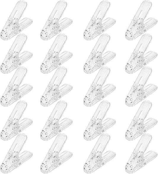 20 Clear Balloon Clips for Ball-oon Arch, Balloon Arch Clips, Secure Balloon by Unknown