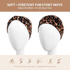 Wide Headbands for Women Knotted No Slip Head Bands Soft Turban Headband Hair Accessories Boho African Solid Color Head Wraps for Women Yoga Workout Pack of 6