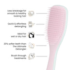 Tangle Teezer Fine & Fragile Ultimate Detangler Brush, Dry & Wet Hair Brush to Detangle & Reduce Breakage, Marshmallow Pink & Mint