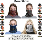 Headband Neck Gaiter Head Wrap Headwear Face Mask Magic Scarf Bandana for Men and Women