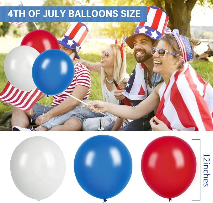 Red White and Blue Balloons - Image 2