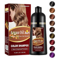 Dark Coffee Hair Dye 16.9 Fl Oz, Argan Oil Hair Shampoo, 3 in 1 Hair Dye Shampoo, Easy To Use, Semi-Permanent Hair Color Shampoo (Dark Coffee)