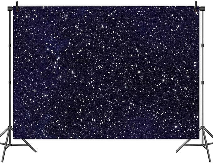 HQM 8x6FT Soft Fabric/Polyester Backdrop Night Sky Star Universe Space Starry - Image 5