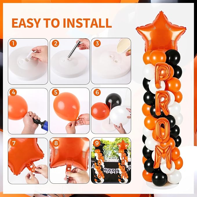 2 Sets Graduation Balloon Column Stand Kits - Image 4